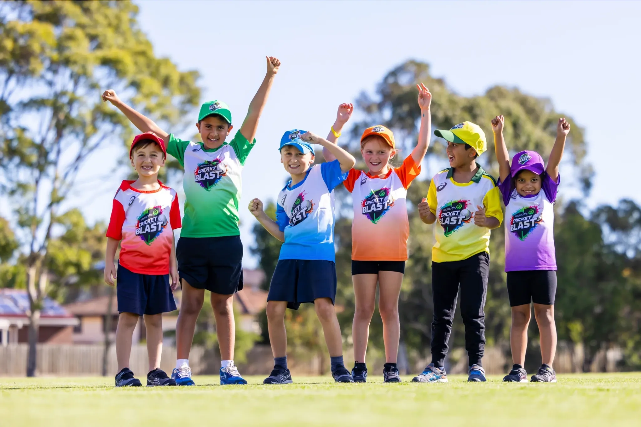 Woolworths Cricket Blast players