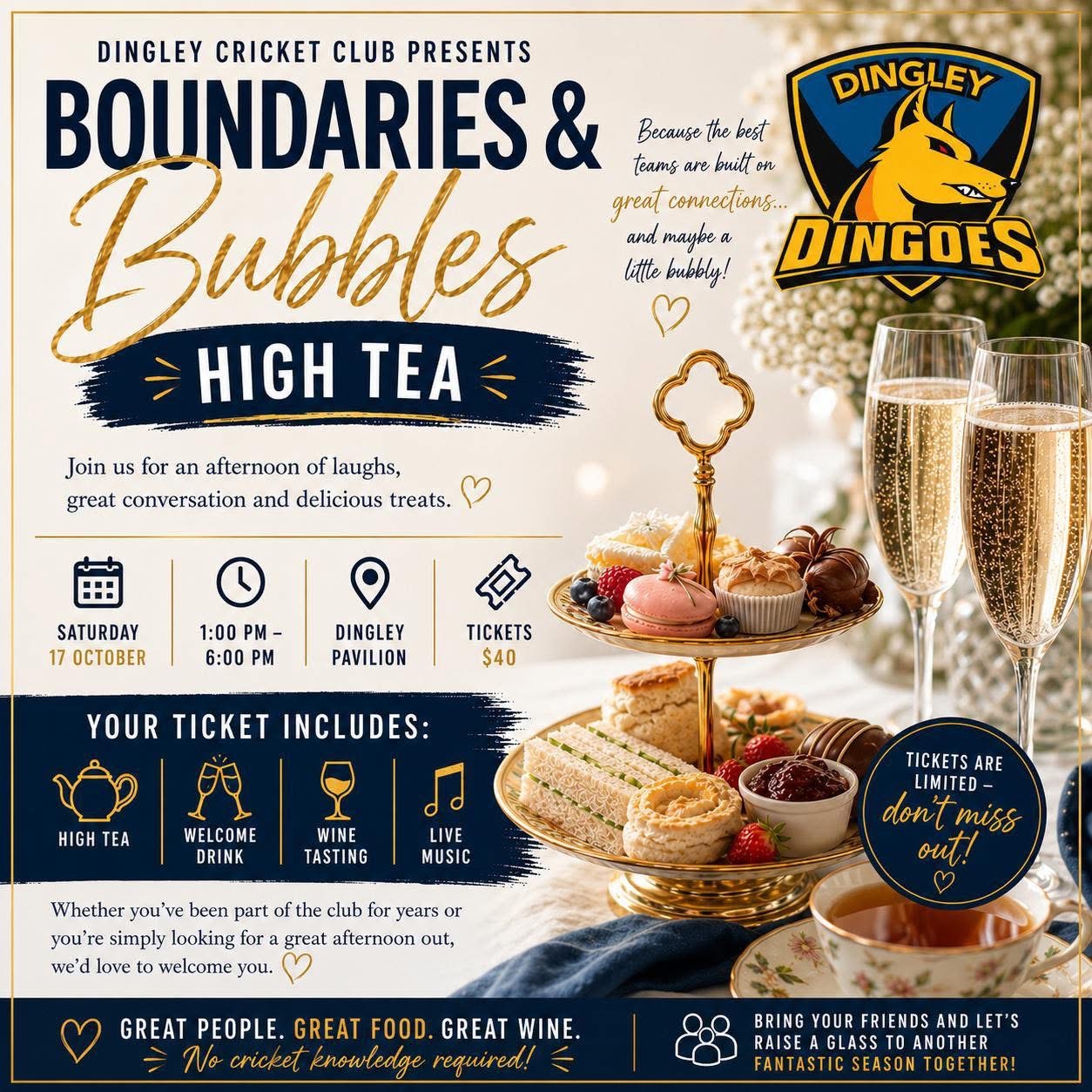 Boundaries and Bubbles High Tea